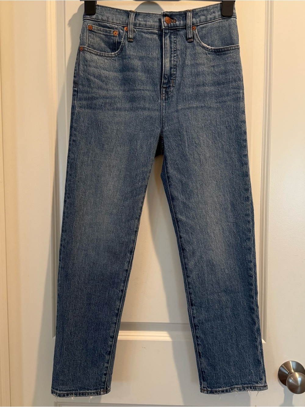 Madewell High-Rise classic straight Jeans